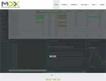 Tablet Screenshot of mdxtechnology.com